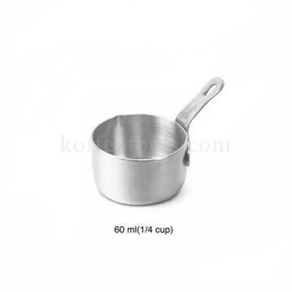 ถ้วยซอสสแตนเลส 2 ปากมีด้ามจับ 60 ml(1/4 cup)