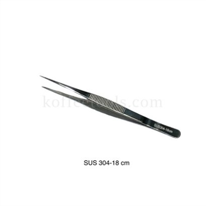 ที่คีบปลายแหลมด้ามตรง สแตนเลส 304