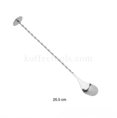 ช้อนบาร์สแตนเลสปลายจาน 25.5 cm สีเงิน