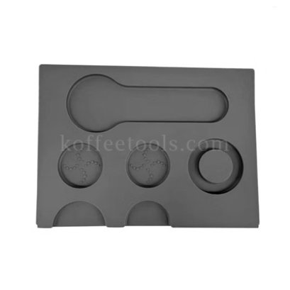 Coffee tamper mat สีเทา