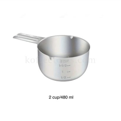 ช้อนถ้วยตวงสแตนเลส 2 cup/480 ml