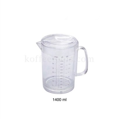 เหยือกน้ำพลาสติกPS ความจุ 1,400 ml(สเกลสูงสุด 1000ml)