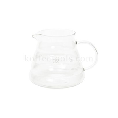 โถแก้วรองกาแฟดริป No.2 (600ml) ไม่มีฝา รุ่นประหยัด