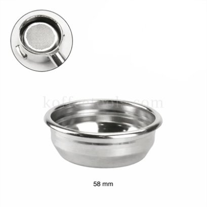 ตะแกรงก้านชงกาแฟ 58 mm (double shot) 18 g