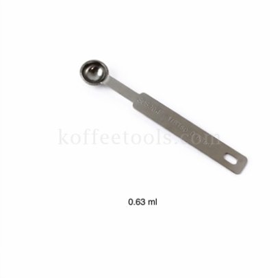 ช้อนตวงสแตนเลส304 (0.63 ml) ยาว 11 cm