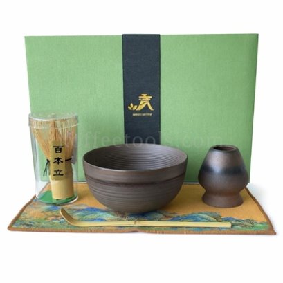 ชุดชามัทฉะ MAINDO (Golden brown Color)