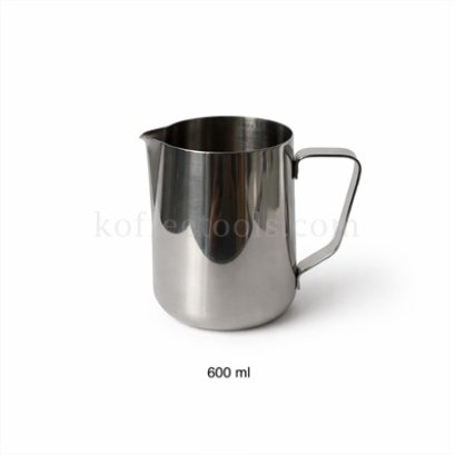 เหยือกตีฟองนมสแตนเลส ขนาด 600 ml (มีขีดสเกลสูงสุด 580 ml / 20 oz) รุ่นประหยัด