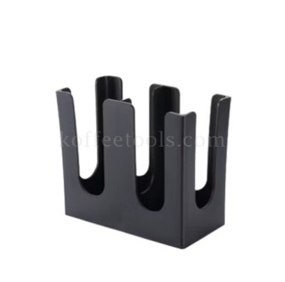 ที่ใส่แก้วกาแฟขนาด16-22 ออนซ์ พลาสติก สีดำ (2 ช่อง)