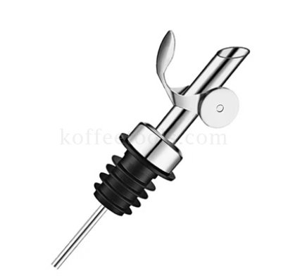 จุกรินไวน์สแตนเลส ฝาในตัว