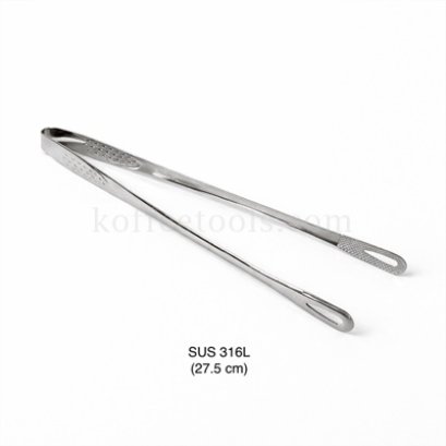 ที่คีบอาหาร/บาร์บิคิวสแตนเลส316L สีเงิน (27.5 cm)