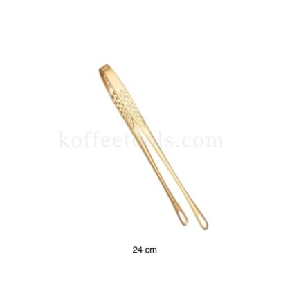 ที่คีบอาหาร/บาร์บิคิวสแตนเลส304 สีทอง (24 cm)