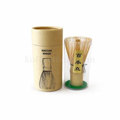 แปรงไม้ไผ่ชงชาเขียวมัทฉะด้ามสั้น Chasen (100ซี่) premium