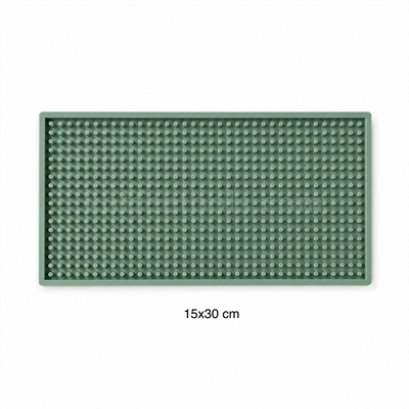 Bar mat 15x30x1 cm สีเขียวพาสเทล