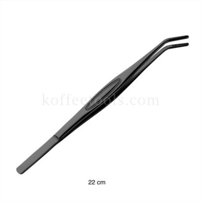 ที่คีบถ้วยชาสแตนเลส 22 cm ปลายงอ