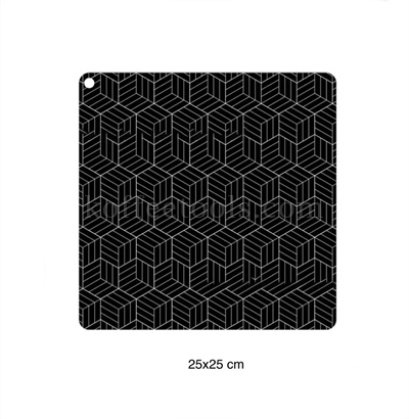 แผ่นซิลิโคนรองเตาแม่เหล็กไฟฟ้าขนาด 25x25 cm