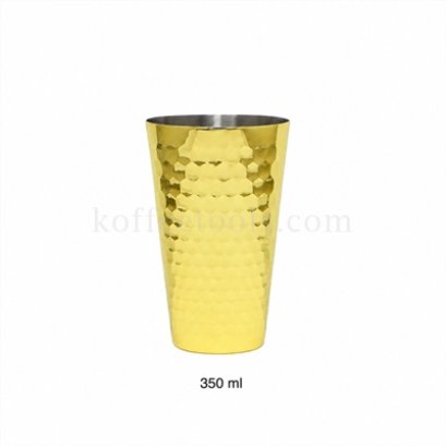 Cocktail Mixing Glass (Retro Style) สแตนเลส สีทอง