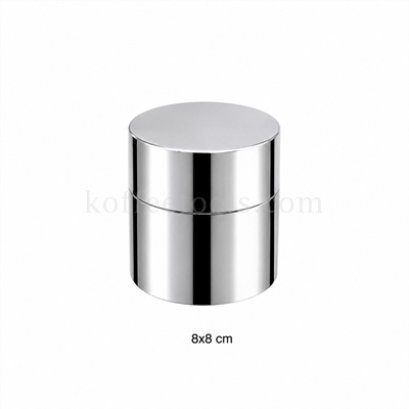 กล่องสแตนเลส304ฝาสองชั้นเก็บใบชา size SS