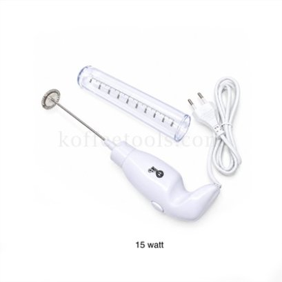 เครื่องตีฟองนมสแตนเลส สีขาว 15 watt