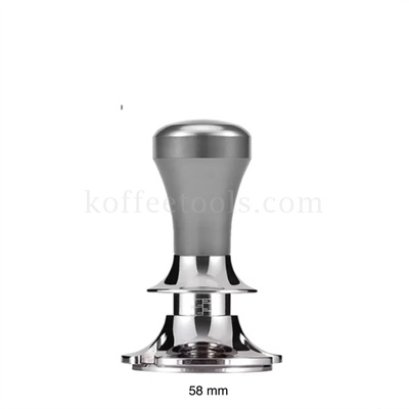 แทมเปอร์สปริงสีเทา 58 mm หน้าเรียบ มีสเกล/ปรับระดับได้