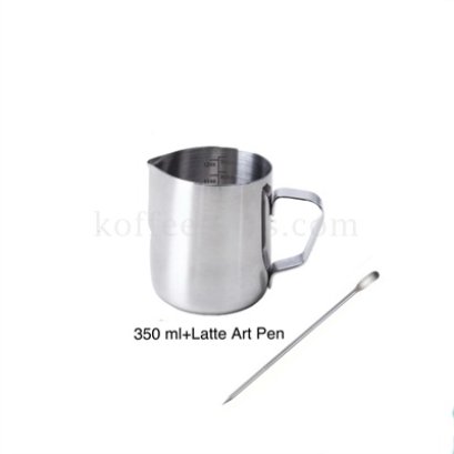 เหยือกตีฟองนม350 ml/12 oz +Latte Art Pen