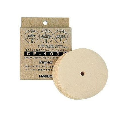 HARIO(106) Syphon Paper Filters/FIB-30-R (1กล่องx100ชิ้น)