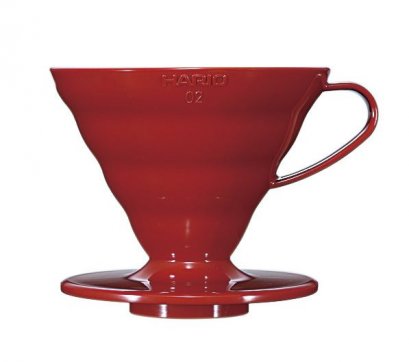 ดริปเปอร์ พลาสติก Hario 02 สีแดง / HARIO(039) V60 Coffee Dripper/VD-02R