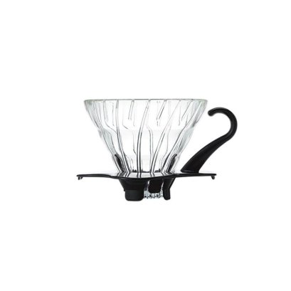 ดริปเปอร์ แก้ว Hario 01 สีดำ / HARIO(044) V60 Glass Dripper Black/VDG-01B