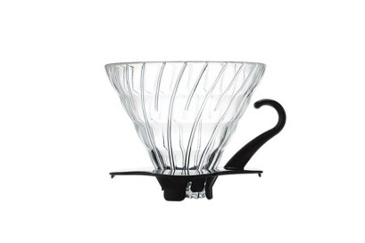 ดริปเปอร์ แก้ว Hario 02 สีดำ / HARIO(047) V60 Glass Dripper Black/VDG-02B