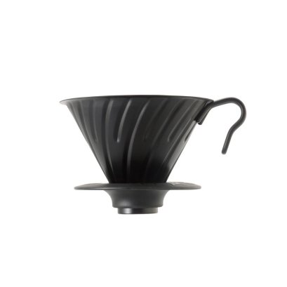 ดริปเปอร์ สแตนเลส Hario 02 สีดำ / HARIO(051) V60 Metal Dripper / Matte Black-VDM-02MB