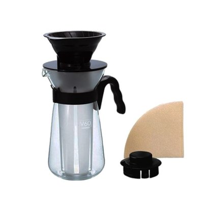 ชุดดริป Hario 02 สีดำ/ HARIO(055) V60 Ice- Coffee Maker
