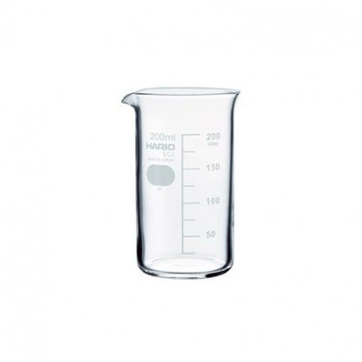 บีกเกอร์แก้ว ถ้วยตวงแก้ว beaker 200 ml / HARIO(080) Tall Beaker 200( With Measurements)/TB-200SCI