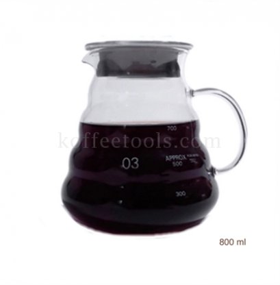 โถแก้วกาแฟดริป glass pot No.3 (800 ml)