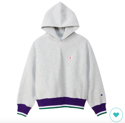 Pre-Order : Champion Women's Reverse Weave (R) Hooded Raglan Sleeve Sweatshirt 22FW (CW-W106)