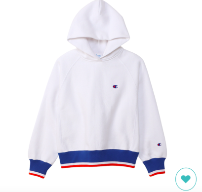 Pre-Order : Champion Women's Reverse Weave (R) Hooded Raglan Sleeve Sweatshirt 22FW (CW-W106)