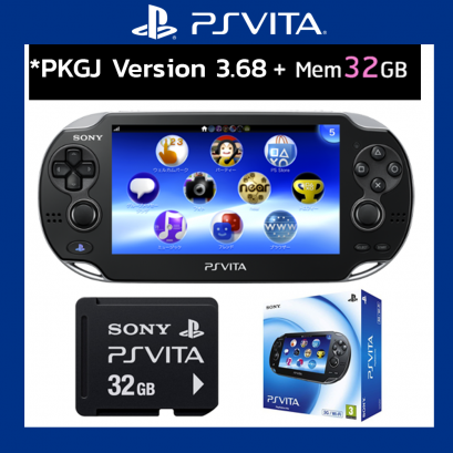 PSVITA 1000 รุ่นจอ OLED + 32 GB : CFW. V.3.68 + PKGJ สโตร์โหลดเกมฟรีในตัว