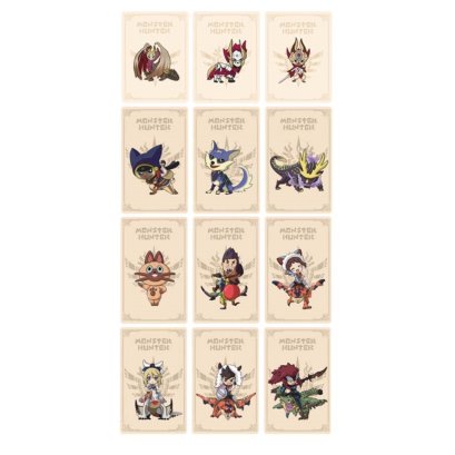 Amiibo Card For Nintendo Switch เกม Monster Hunter Rise การ์ดเกมอะมิโบ สำหรับใช้สแกนรับตัวละครเสริม ไอเทมพิเศษ