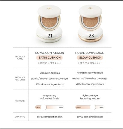 51107615-Whoo-WH ROYAL COMPLEXION SATIN CUSHION 23 Y25