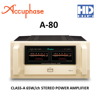 Accuphase A-80 CLASS-A 65W/ch STEREO POWER AMPLIFIER