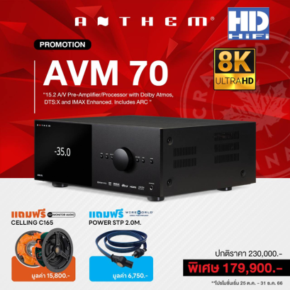 Anthem AVM70 A/V Processors 15.2 pre-amplifier