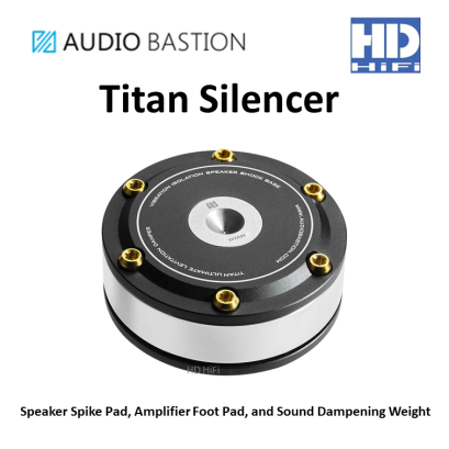 Audio Bastio Titan Silencer: Speaker Spike Pad, Amplifier Foot Pad, and Sound Dampening Weight (PCS/Price)