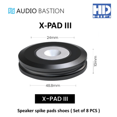 Audio Bastion X-PAD III Speaker spike pads shoes (Set of 8pcs)
