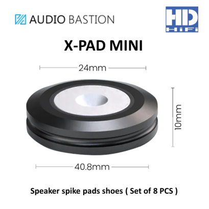 Audio Bastion X-PAD Mini Speaker spike pads shoes (Set of 8pcs)