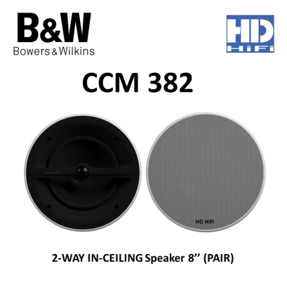 Bowers & Wilkins CCM 382 In-Ceiling Speaker 8" (PAIR)