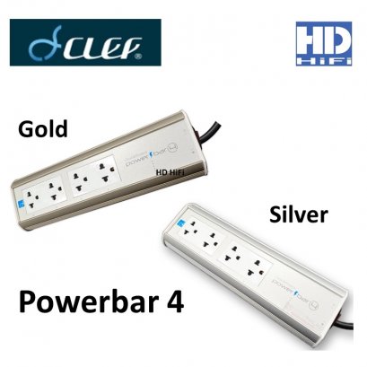Clef Powerbar 4 ปลั๊กกรองไฟและลดทอนไฟกระชาก 4 ช่อง