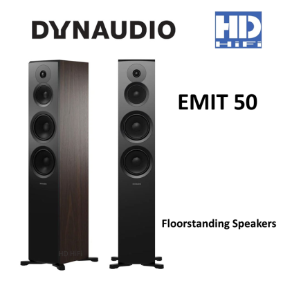 DYNAUDIO EMIT 50 Floorstanding Speakers Walnut