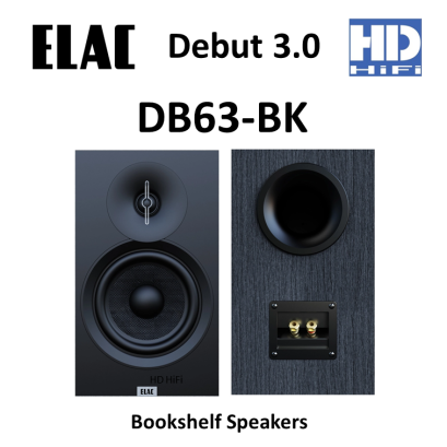 ELAC Debut 3.0 DB63-BK Bookshelves Speaker