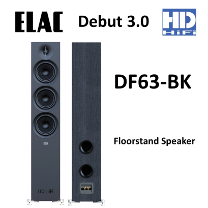 ELAC Debut 3.0 - DF63-BK Floorstand Speaker