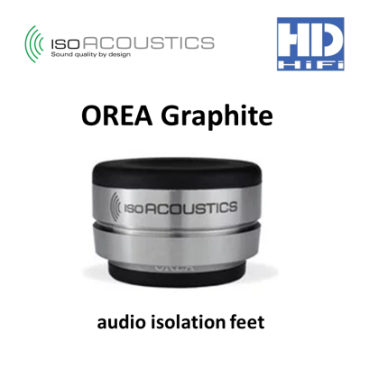 IsoAcoustics OREA Graphite audio isolation feet