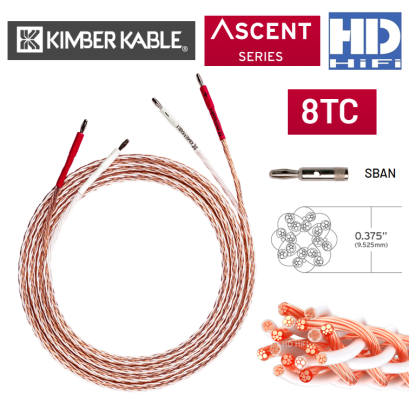 Kimber Kable 8TC Speaker Cable (ขั้วเสียบลำโพงแบบ SBAN)
