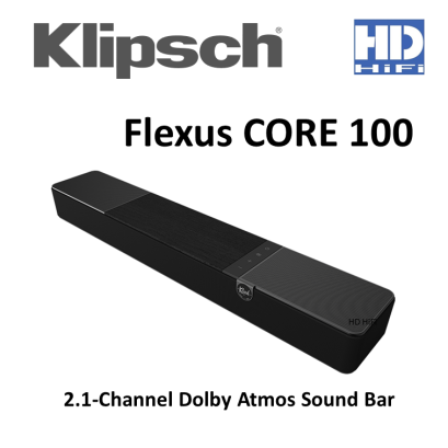 Klipsch Flexus CORE 100 2.1-Channel Dolby Atmos Sound Bar